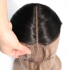 Braizilian 2x6 HD Lace Closure Straight Human Hair Deep Middle Part 2x6 Closure with Baby Hair (14 inch)