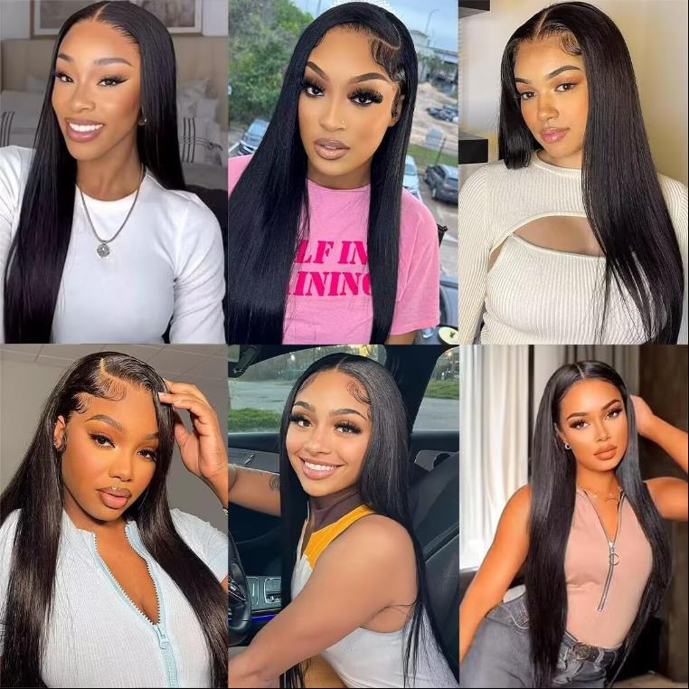 250% Density 13*4 Lace Front Wig Natural Black Bob Wig Vietnam Human Hair