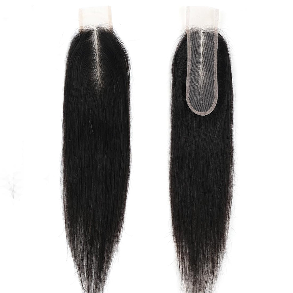 2x6 HD Lace Closure Skinlike 2x6 Human Hair Closure Straight 2x6 Brazilian Virgin Human Hair Kim K Middle Part Closure 2x6 Straight HD Closure 16inch Pre-plucked with Natural Hairline