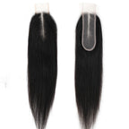 2x6 HD Lace Closure Skinlike 2x6 Human Hair Closure Straight 2x6 Brazilian Virgin Human Hair Kim K Middle Part Closure 2x6 Straight HD Closure 16inch Pre-plucked with Natural Hairline