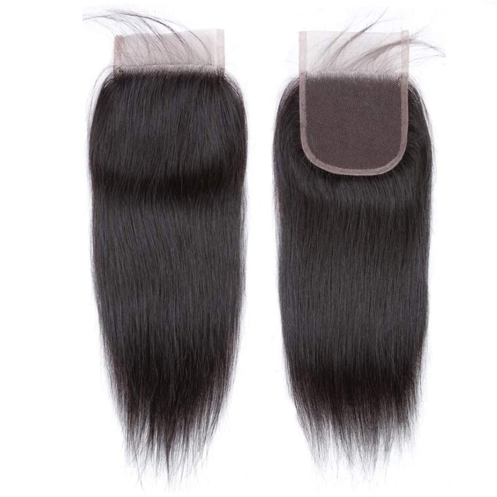 4x4 Lace Closure Ear to Ear Straight 180% Density