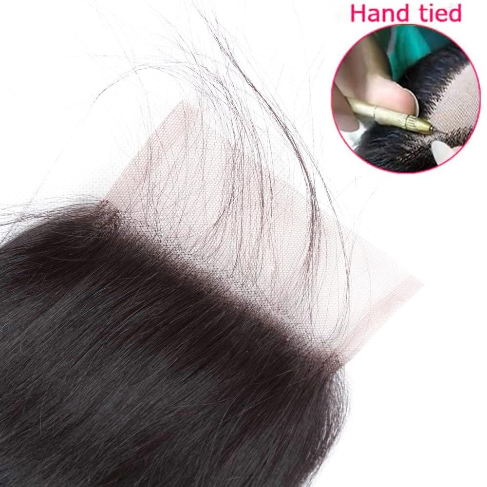4x4 Lace Closure Ear to Ear Straight 180% Density