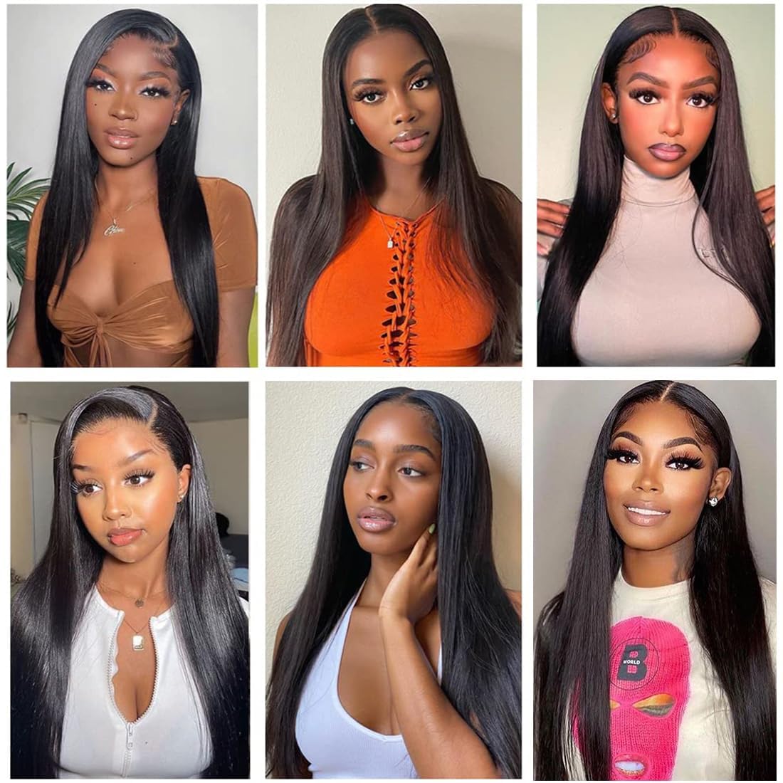 2x6 HD Lace Closure Skinlike 2x6 Human Hair Closure Straight 2x6 Brazilian Virgin Human Hair Kim K Middle Part Closure 2x6 Straight HD Closure 16inch Pre-plucked with Natural Hairline