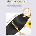 Vietnam Raw Hair Bundle Straight Enhanced Quality Bundle Natural Black