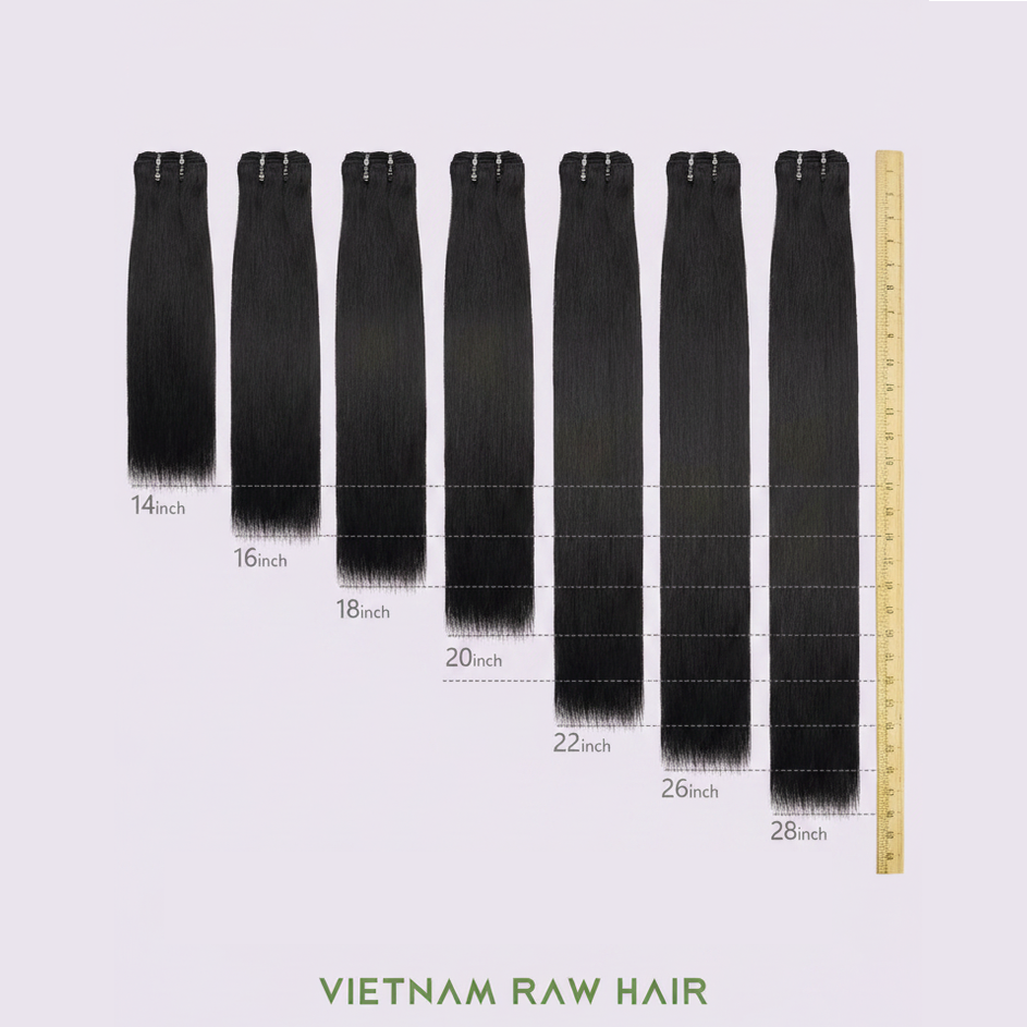 Vietnam Raw Hair Bundle Straight Enhanced Quality Bundle Natural Black